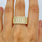 10K Gold Rendezvous Watch Band Diamond Ring - additional product view 3