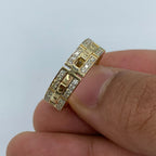 10K Gold Anniversary Link Diamond Band - additional product view 3