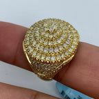 14K Gold California Cake Diamond Ring - additional product view 7