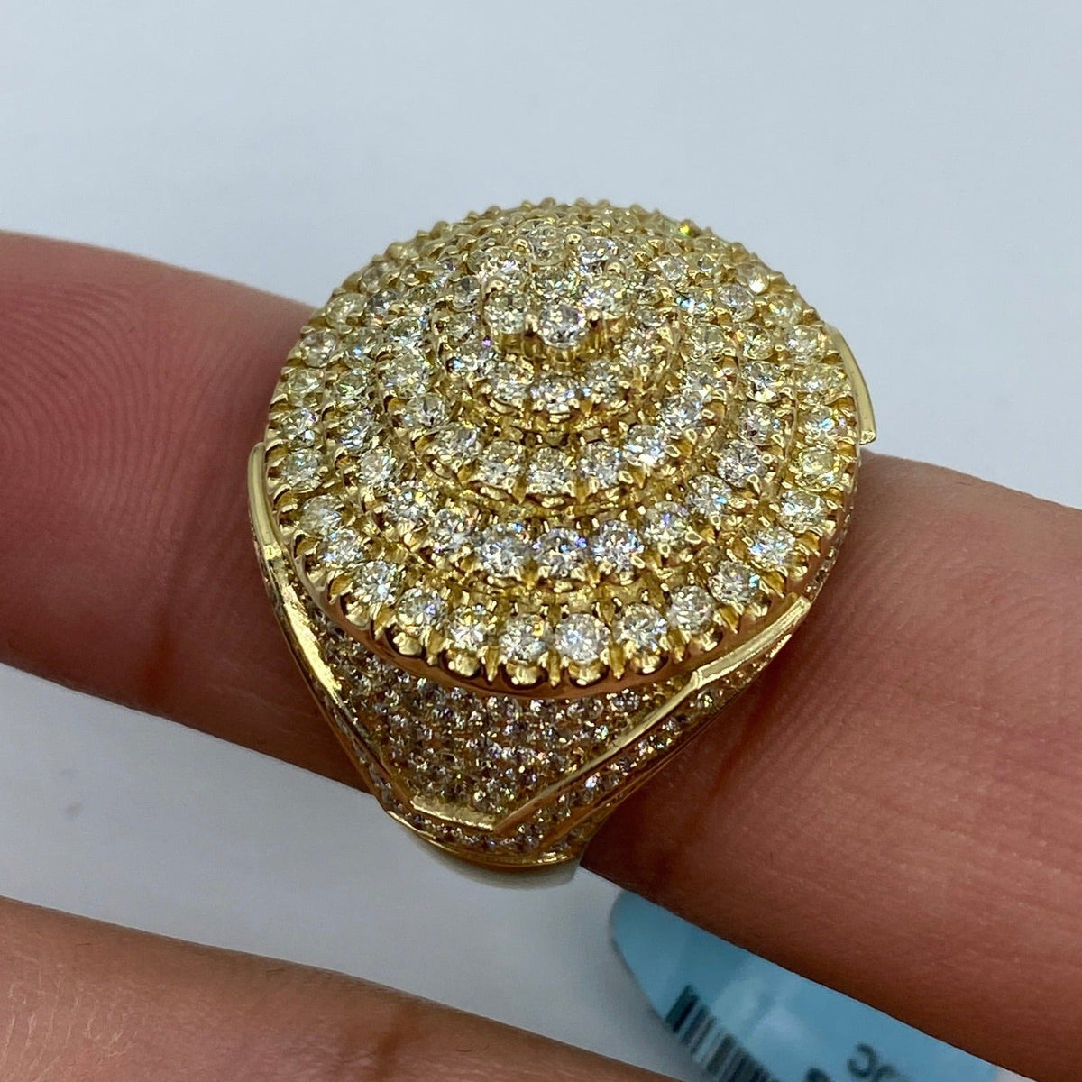 14K Gold California Cake Diamond Ring - additional product view 7