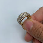 14K Gold Diamond Band Ring - additional product view 3