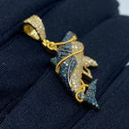 Blue Shark Diamond Pendant - additional product view 3