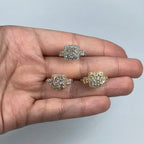 14K Gold Admire Jumbo Halo Square Diamond Engagement Ring - additional product view 2