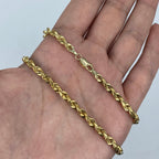 10K Gold 4mm Rope Chain 23 in - additional product view 5