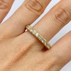 14K Gold Tiara Pave Diamond Ring - additional product view 3