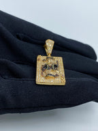 King Playing Card Diamond Pendant 2.0 Ct - additional product view 4