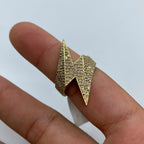 14K Gold Lightning Diamond Ring - additional product view 3