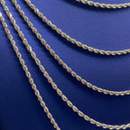 10K 2.8mm Rope Chain in Gold 16–24 in - additional product view 3