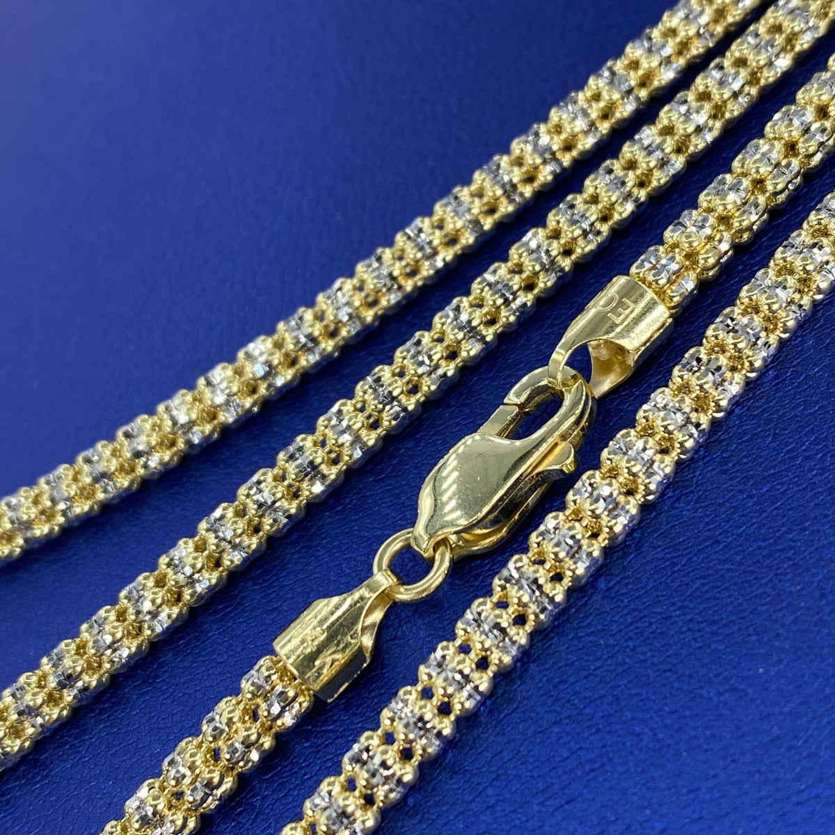 14K Ice Chain in Yellow Gold 18–24 in Full Collection - additional product view 8