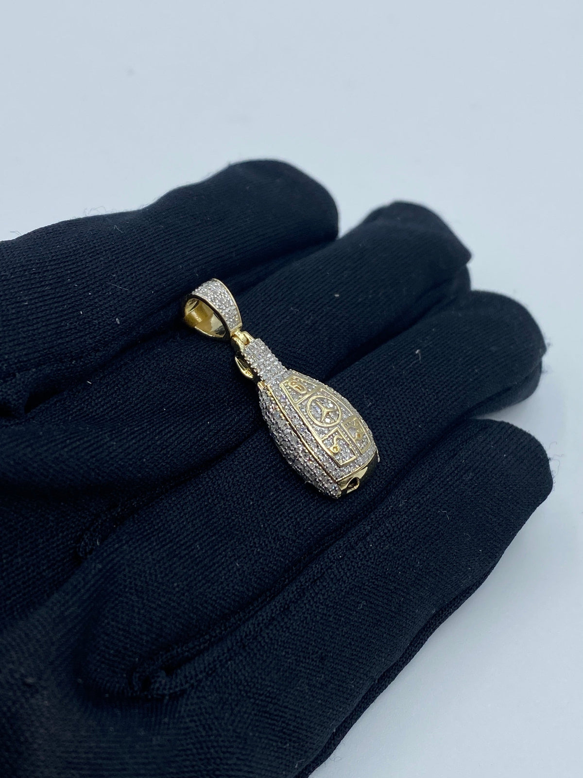 Car Key Diamond Pendant - additional product view 3