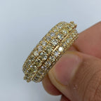 14K Gold California Eternity Diamond Ring 9.9 Ct - additional product view 2