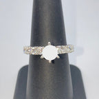 14K Gold 8 Stone Diamond Engagement Ring Setting - additional product view 12