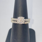 14K Gold Barbie Circle Diamond Engagement Ring - additional product view 10