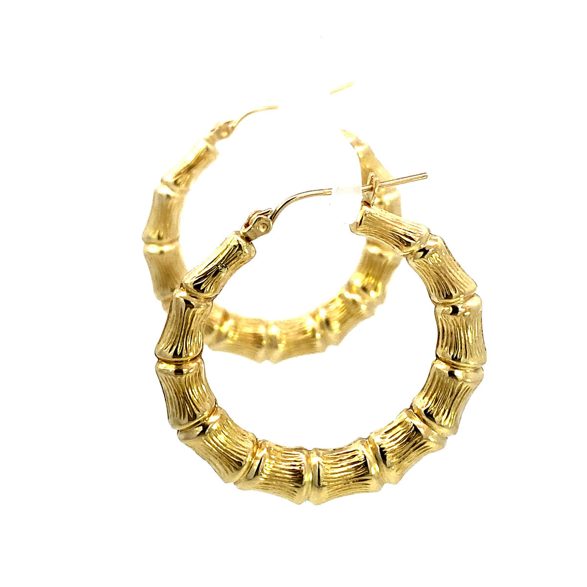 Bamboo Earrings 1.5 in - additional product view 2