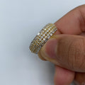 14K Gold Diamond Baguette California Ring in yellow gold - close-up product photo