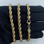 10K Gold 5.5mm Rope Chain 20–26 in - additional product view 5
