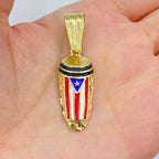 10K Gold Pendaro Puerto Rico Pendant - additional product view 2