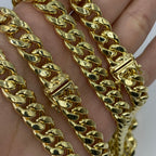 10K Gold 10mm Miami Cuban Link Chain 20–30 in - additional product view 4