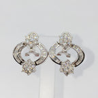 18K Gold Stardust Diamond Baguette Earrings - additional product view 3