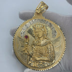 10K Gold Saint Barbara Pendant 4.5 in - additional product view 2