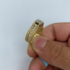 14K Gold Ladies Miami Beach Diamond Ring - additional product view 3
