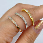 14K Gold Pave Stacking Diamond Ring - additional product view 7