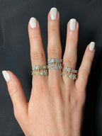 10K Gold Baguette Elephant Diamond Ring - additional product view 8