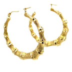 Bamboo Earrings 1.8 in - additional product view 5