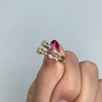 14K Gold Diamond Fate Engagement Ring - additional product view 3