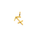 10K Gold Sagittarius Sign Diamond Pendant - additional product view 4