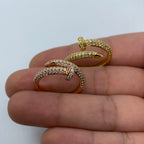 10K Gold Nail Diamond Ring - additional product view 4