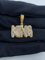 King Name Diamond Pendant - additional product view 2