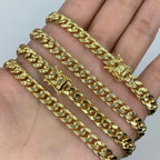 14K Gold 6mm Cuban Link Chain 20–24 in - additional product view 4