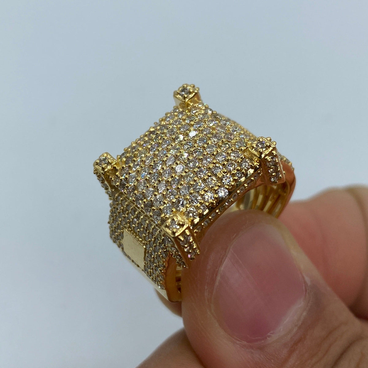 10K Gold Castle Diamond Ring - additional product view 3