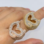10K Gold Devilish Heart Diamond Ring - additional product view 10