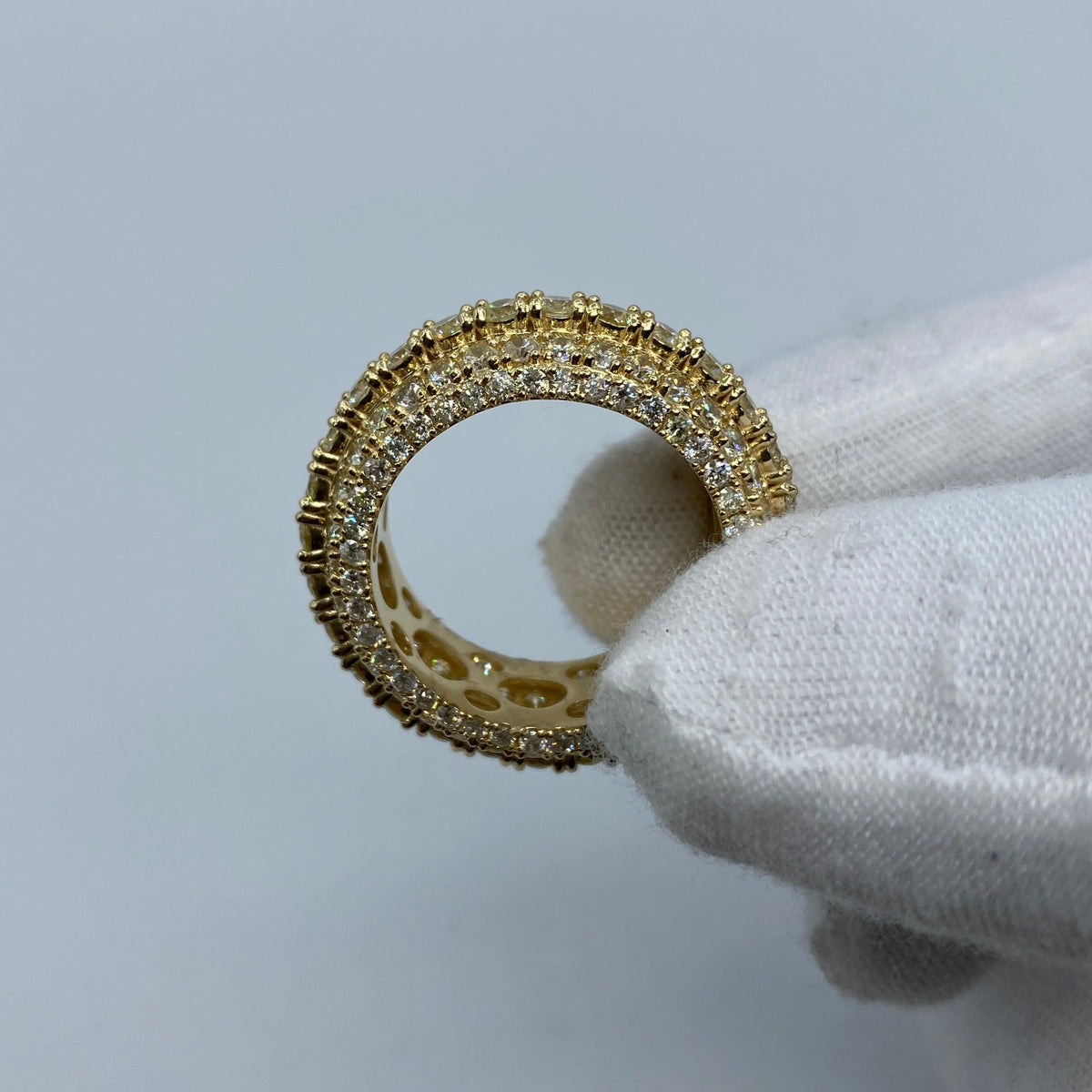 14K Gold Eternity 3-Tier Diamond Ring - additional product view 5