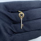 14K Gold Key Diamond Pendant - additional product view 2
