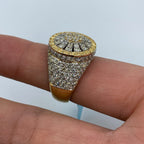 14K Gold Circle Web Diamond Ring - additional product view 7