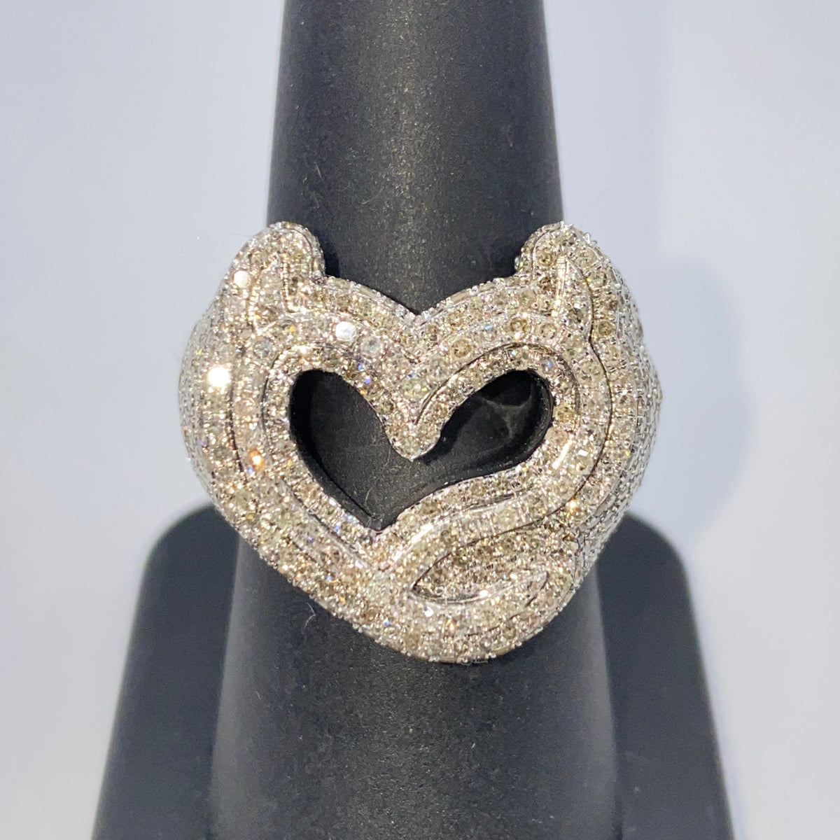 10K Gold Devilish Heart Diamond Ring - additional product view 12