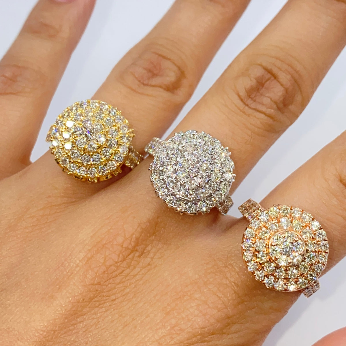 14K Gold Heritage Cake Diamond Ring - additional product view 2