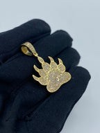 Wolf Paw Diamond Pendant - additional product view 3