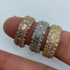 14K Gold Diamond Baguette Band Ring - additional product view 6