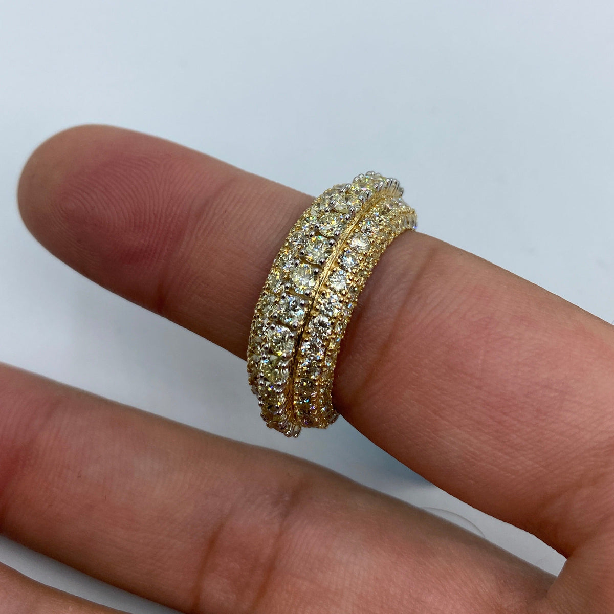 14K Gold California Diamond Ring 5.7 Ct - additional product view 6