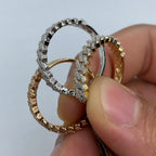 10K Gold Classic Cuban Link Diamond Ring - additional product view 4