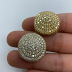 10K Gold Jumbo Circle Cake Diamond Ring - additional product view 5