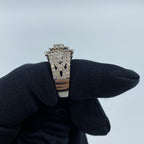14K Gold Jumbo Square Halo Diamond Engagement Ring - additional product view 4