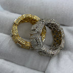 14K Gold Eternity Square Diamond Baguette Ring - additional product view 3