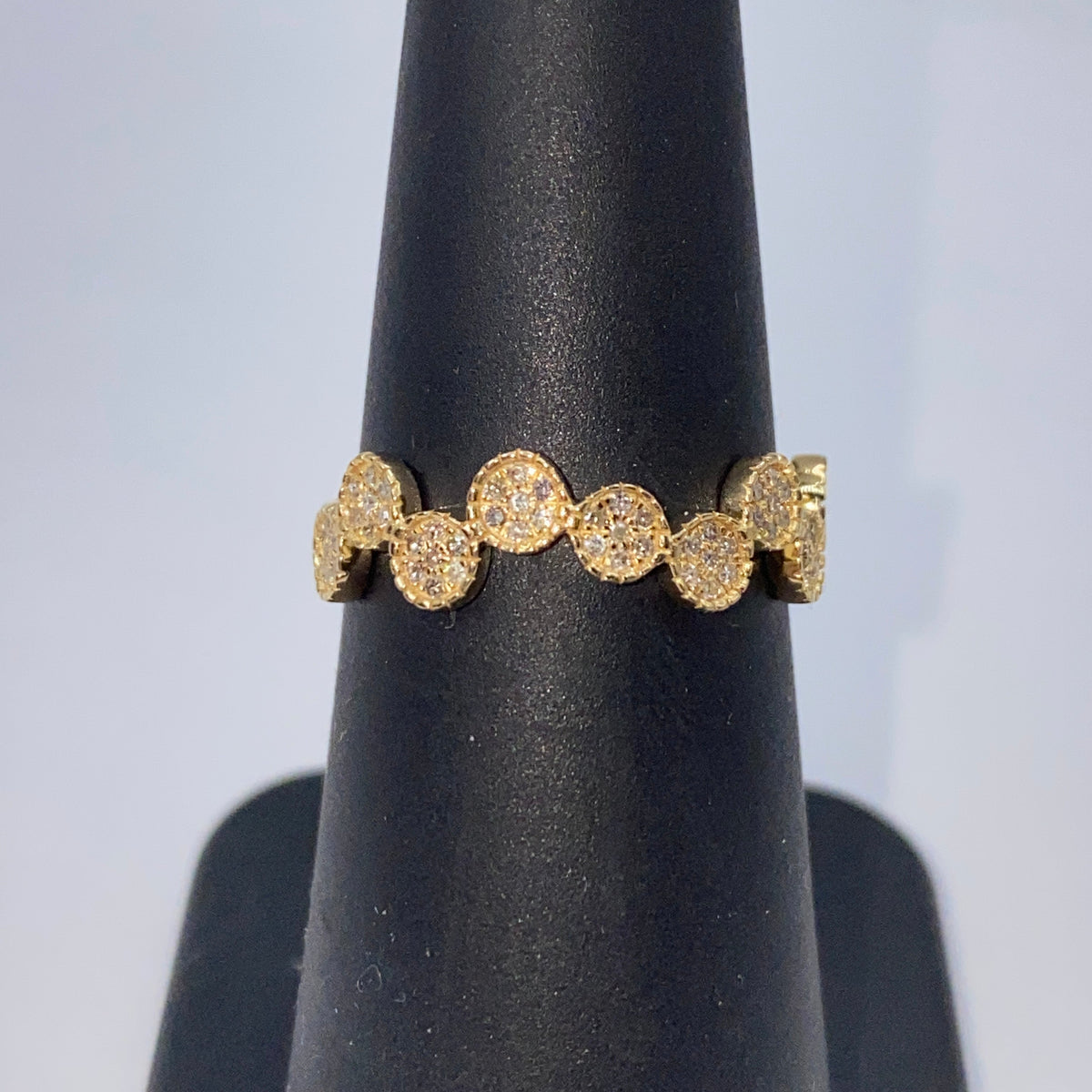 14K Gold Bubble Diamond Ring - additional product view 6