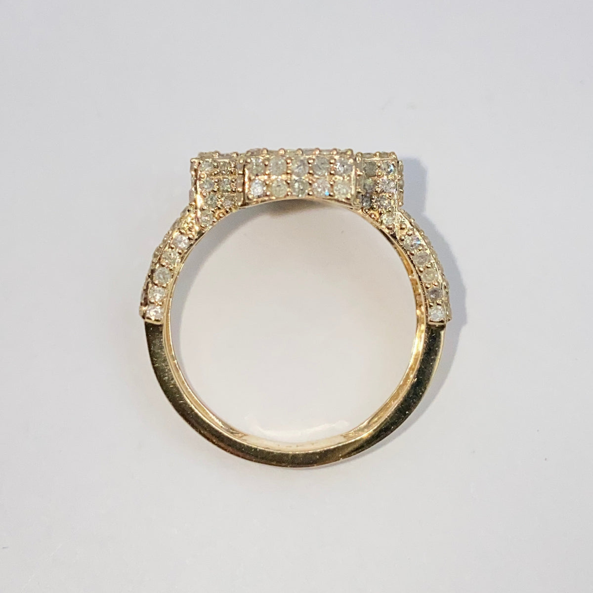 14K Gold Ankh Diamond Ring - additional product view 9