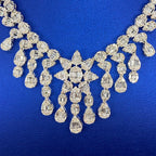 14K Gold Sunburst Diamond Necklace - additional product view 4